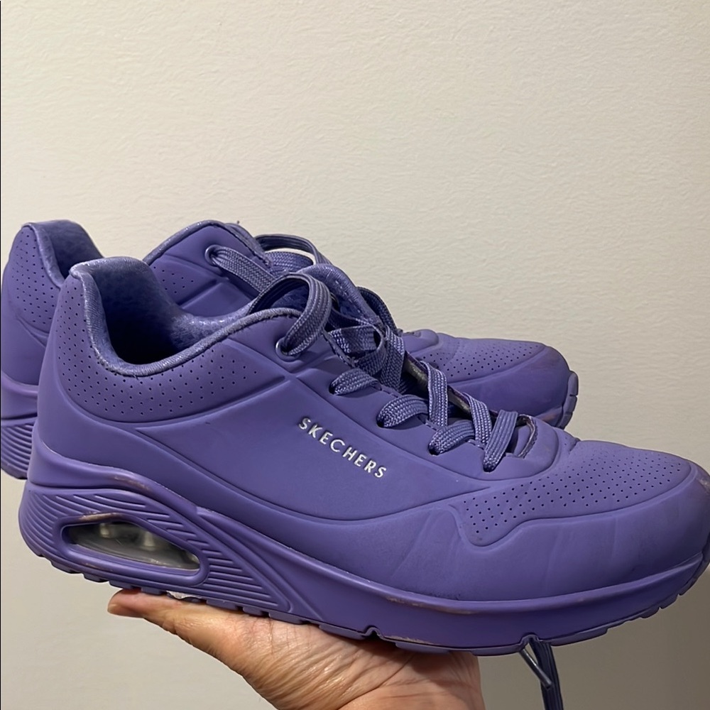 Skechers Women's Purple Athletic Sneakers